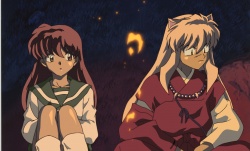 Kagome et InuYasha.