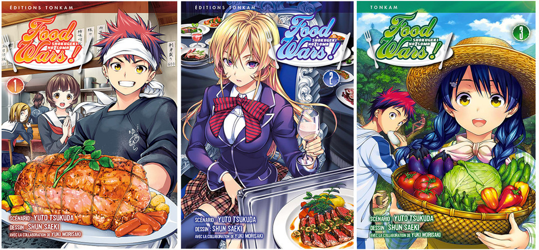 Food Wars met Yves Camdeborde et les cuisiniers de Masterchef à la rue !