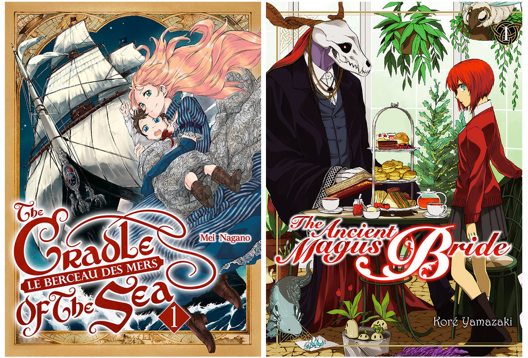 Premier regard sur Le Berceau des mers et The Ancient Magus Bride - L'Angleterre en tête d’affiche chez Komikku
