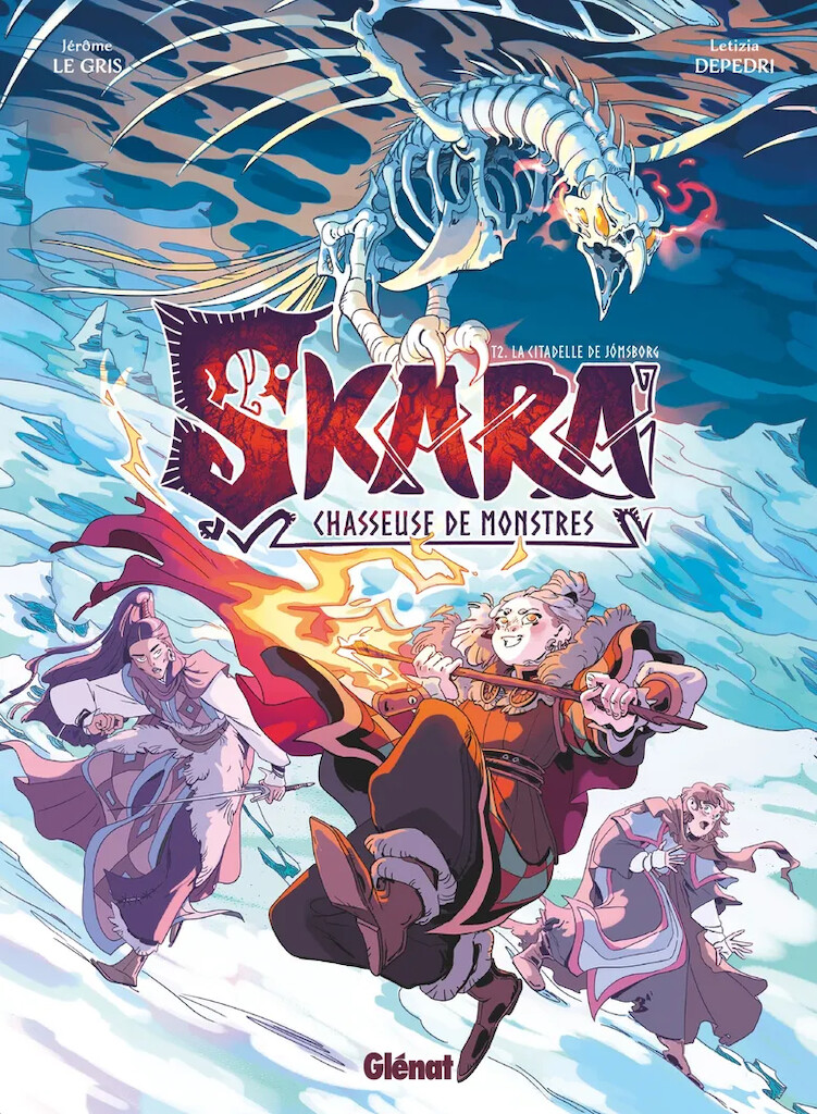 Glénat dans Skara, chasseuse de monstres – Tome 2 - La citadelle de Jomsborg