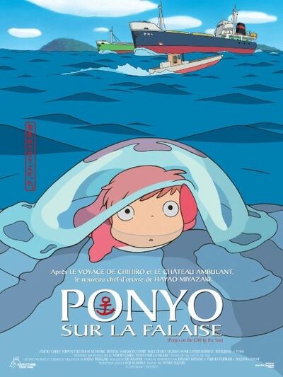 Ponyo sur la falaise